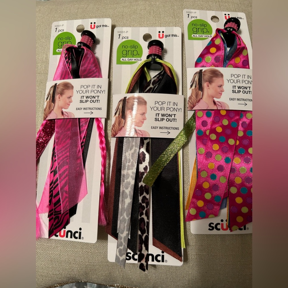 Scunci Pony Tail Accessory- set of 3